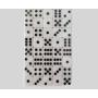10mm White Black D6 Dice - Mini Polyhedral Game Dice