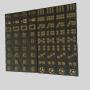 Customizable Black Gold Dot Mahjong Set - Travel Zen Tiles