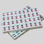 Chinese Mahjong Set - 144 Tiles Portable Game with Box