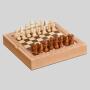 Wooden 5 in 1 Chess Board - Portable Travel Game Set