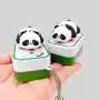 Mahjong Panda Keychain - UV Printed, Custom Logo Mahjong Panda Keychain - UV Printed, Custom Logo