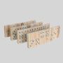 Classic Double-Nine Domino Set - Wooden Tiles with Case (3+)