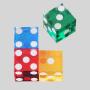 High Strength Acrylic Casino Dice - CGAC017