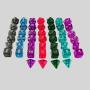 Custom Colorful Mini Dice Set - DND RPG Game Dice