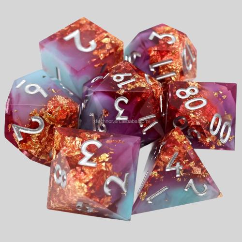 DND Resin Polyhedral Dice Set - xtechnor