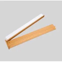 Mahjong Tile Racks with Pusher - Wooden Beechwood