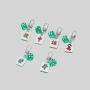 Acrylic Mahjong Keychain, Men's & Women's Gift, Fashionable Promotion