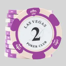 Casino Clay Poker Chips Set - Metal & Clay Gaming Chips