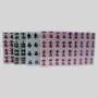 Portable Mini Mahjong Set Acrylic Tiles Family Game Portable Mini Mahjong Set Acrylic Tiles Family Game