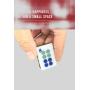 Acrylic Mahjong Set 144 Tiles Blue White Board Game