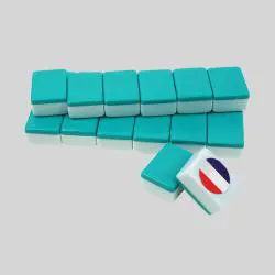 Custom Country Flag Mahjong Tiles - 65pcs Set