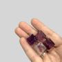 Rainbow Fluorite Crystal Cube Dice - Healing Energy