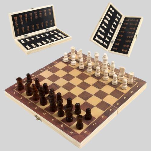 Wooden Magnetic Chess Set Kids Adult Educational Battles Game Board Toy