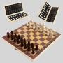 Wooden Magnetic Chess Set Kids Adult Educational Battles Game Board Toy