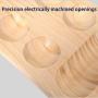 Wooden Mancala Board Game Set - Larger Size, Travel Box for Kids & Adults