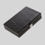 Double Six Nine Domino Storage Box - Luxury PU Leather Case with Logo
