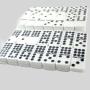 Double Nine Domino Game - Plastic Chess & Card Set
