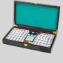 Luxury PU Leather Mahjong Game Set Travel Case Box YBS