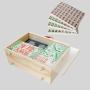 Luxury Artistic Mahjong Set - Deluxe Wood Box Game