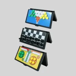 Magnetic Mini Chess Ludo Game Set - Kids Board Games Gift