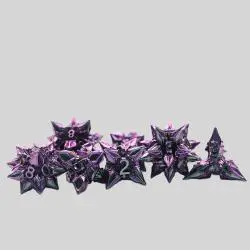 7pcs DND Glitter Metal Dice Set - YS Brand