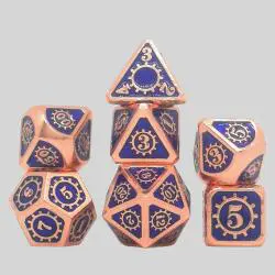 Metal Polyhedral Dice Set - 12pcs D6