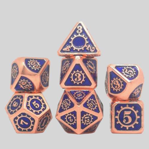 Metal Polyhedral Dice Set - 12pcs D6