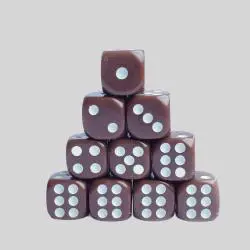 Square Corners 12mm Dice for Mahjong