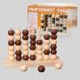 Educational Four in a Row Wooden Game for Kids - LUOFU