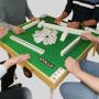 Custom Natural Rubber Poker Table Mat - 4 Player Mahjong Mat