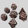 DND Dragon Polyhedral Dice Box - Luxury Metal Dice