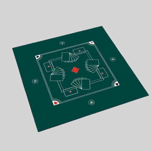Custom Texas Hold'em Poker Mahjong Mat