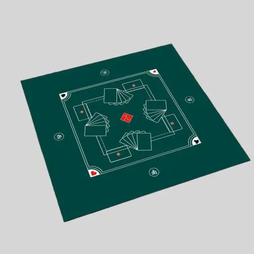 Custom Texas Hold'em Poker Mahjong Mat Custom Texas Hold'em Poker Mahjong Mat