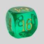 Translucent Backgammon Doubling Dice - 30mm Assorted Colors
