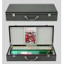 Custom Logo Mahjong Set Box - Luxury Croco Wooden Gift Set