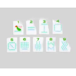Colorful Custom Acrylic Mahjong Game Set
