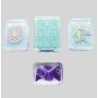 Sky Blue Mahjong Resin Flatbacks - DIY Accessories