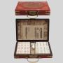 Portable Chinese Mahjong Set - 144 Tiles Game with Box