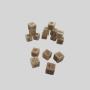Custom Wood Dice - UV Print, Laser Hot Stamp, Kids Game Set