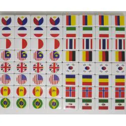 Cute Country Flags Mahjong Set - Durable Promotional Gift