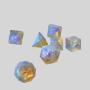 Custom Matte Glass DND Dice Set - 7 Pcs RPG Dice
