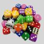 Custom D6 Resin Dice - Solid Color Fillet Dice