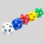 High Quality Icosahedron D20 Dice - Bulk Random Polyhedral Dice for D&D