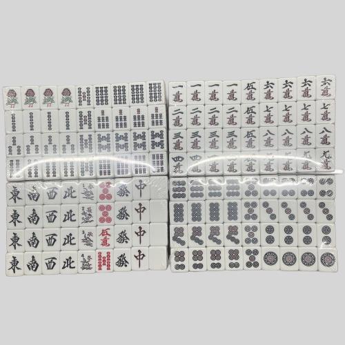 30mm Melamine Mahjong Set - 144 Tiles, Custom OEM