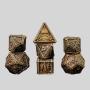Metal Polyhedral Dice Set - D&D RPG Custom Roleplaying Dice