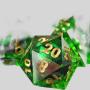 Green Dragon Eye Resin Dice Set - D&D RPG Wholesale