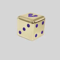 Custom Metal D6 Dice Wholesale - Logo Engraved Dice Sets