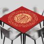 Custom Mahjong Tile Mat, Rubber Backing Travel Table