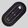Custom Poker Table Mat - Texas Holdem, 10 Player, Neoprene Mat