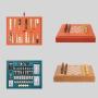 Leather Multi Game Box – Dominoes, Chess, Dice, Home Game Set